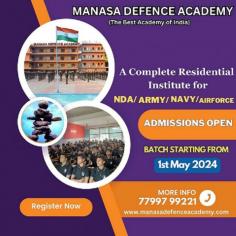 Welcome to Manasa Defence Academy, your ultimate for comprehensive training for NDA, ARMY, NAVY, and AIRFORCE exams. Our institute is dedicated to providing the best training to aspiring students who dream of serving our country with valor and honor. With experienced faculty members, state-of-the-art facilities, and a proven track record of success, we ensure that our students are fully prepared to excel in their exams. Join us at Manasa Defence Academy and let us help you achieve your goals in the defense forces.