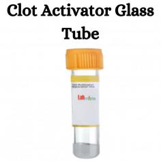 A clot activator glass tube is a type of specimen collection tube used in medical laboratories for blood collection and processing. These tubes contain a substance, typically silica particles or powdered glass, which accelerates the clotting process by activating the coagulation cascade in the blood sample. Featuring a capacity of 3 mL / 4 mL / 5 mL ensure convenient handling of sample at reliable conditions.
