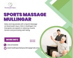 Release chronic muscle tension with Sports Massage in Mullingar


Are you looking for a Sports Injury Clinic Mullingar which includes physical assessment, pre and post-game, injury assessment, and rehabilitation exercises along with expert Sports Massage Mullingar, a great way to improve the blood flood and prepare for any sports or outdoor activity?