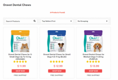 Oravet is a leading brand in hygienic dental chews for pets. It aims at taking utmost care of the pet’s teeth by keeping them out of harm’s way from terrible issues like plaque, tartar, and bacterial formation.
