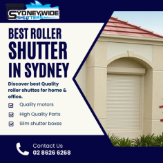 Upgrade your home/office with Sydney-wide shutters, where cutting-edge roller shutters blend seamlessly with modern living. Our roller shutters in Sydney are more than just a protective barrier; they offer unparalleled thermal insulation and soundproofing and enhance burglary protection, ensuring peace of mind. 
Engineered for durability and designed for style, our shutters come in various options, including motorised systems for ultimate convenience. With Sydney Wide Shutters, you're investing in quality that pays off by significantly reducing energy costs. Experience the perfect fusion of functionality and elegance with our roller shutters, tailored to suit your unique needs and budget. 
Visit us at https://sydneywideshutters.com.au/roller-shutters/ to know more!
