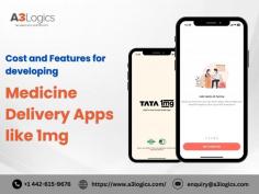Explore the costs and features of developing a successful medicine delivery app like 1mg. Discover functionalities like medicine reminders, doctor consultations,  secure payment gateways, in-app chat support and order tracking to enhance user experience. Partner with an on-demand app development company for expert assistance at every stage of development.