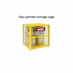 Gas cylinder storage cages LB-40GCC are metal mesh made fire and corrosion resistant units. With magnets to close unlocked doors and heavy hinges for preventing doors from sagging, the cages are designed for safe storage of liquefied and compressed gas cylinders.

