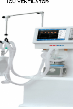 An ICU ventilator, also known as a mechanical ventilator or respirator, is a medical device used to support patients who are unable to breathe adequately on their own due to severe respiratory failure or other medical conditions. High definition 10.4” TFT color LCD screen