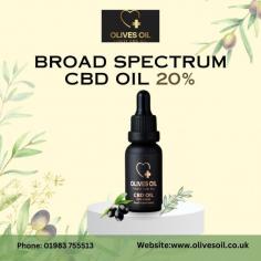 """Olives Oil"" is your premier destination for premium Broad Spectrum CBD Oil 20%, where the natural goodness of olives meets the therapeutic benefits of high-quality CBD. Our business is dedicated to providing a broad spectrum CBD oil with a potent concentration of 20%, ensuring you experience the full range of cannabinoids without the presence of THC."
