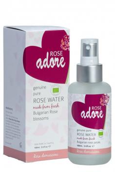 Rose Adore Rose Water may be used to freshen and rehydrate skin that has been compromised from overexposure to drying elements such as heat, sun, wind and air conditioning. Delightfully refreshing and cooling, it is ideal for all the body and makes a perfect rejuvenating travel companion.

See more: https://byronbayloveoils.com.au/collections/aromatherapy-home/products/rose-adore-certified-organic-pure-rose-water-100ml