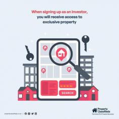 Are you a property investor looking for your next new treasure? 


Signing up as a property investor, you can gain access to exclusive properties, which guarantees you a quick and easier buy! So, stop wasting time and check out our website today!


Signup - https://www.propertyclassifieds.co.uk/