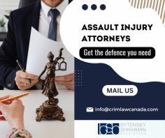 Assault Defence Legal Advocate

Our experienced assault lawyers specialize in defending clients facing assault charges. We provide dedicated legal representation and strategic defence strategies tailored to each case. For more information, mail us at info@crimlawcanada.com.