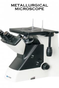 A metallurgical microscope is a specialized type of optical microscope designed specifically for the examination of opaque materials, particularly metals and alloys.  Coaxial coarse and fine focusing adjustment.
