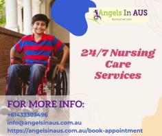 Angels in Aus has a 24/7 nursing care service. Our caregivers are compassionate, qualified and give families peace of mind. We specialize in NDIS and community nurse support for disability. You can call us at +61433303496 or mail us at info@angelsinaus.com.au.