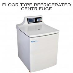 Floor Type Refrigerated Centrifuge NFRC-100 is efficiently designed with a high-speed centrifugation system. It results in effective and precise separation of biological components, separation of blood /plasma components in a sample under low-temperature conditions for heat-labile samples. The microprocessor system keeps in check the over speed and imbalanced rotor by automatically reducing rotation speed levels. It is secured with an electronic lid lock that ensures the safety of the equipment as well as of the user.