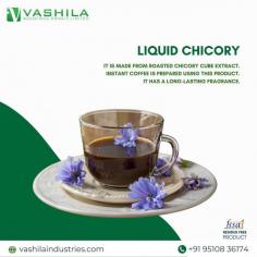 We export residue free Liquid Chicory in various countries.
It is made from roasted chicory cube extract. For instance, instant coffee is prepared using Liquid Chicory. In Europe and the United States, it is widely used in the bakery industry. In addition to being affordable, it has a long-lasting fragrance.

For more details Visit-  www.vashilaindustries.com

#liquidchicory #chicorycoffee #chicory #chicorée #legumes #vegetables #gardenofthegods #foodblogger #roastedchicory #chicorypowd