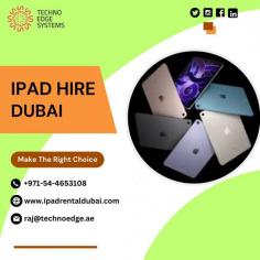 Explore the advantages of iPad hire for interactive exhibits, delivering versatility, innovation, and cost-effectiveness for engaging event experiences. Techno Edge Systems LLC offers you the most successful services of iPad Hire Dubai. For More Info Contact us: +971-54-4653108 visit us: https://www.ipadrentaldubai.com/ipad-hire-dubai/