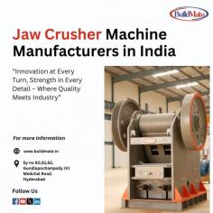 Buildmate is India’s leading jaw crusher manufacturer. With high-quality products, advanced technology, and an unwavering focus on customer satisfaction, you can count on Buildmate to be at the forefront of jaw crusher machinery manufacturing in India. Experience high-performance, high-reliability jaw crushers that are designed to deal with tough materials for a wide range of industries.