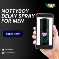 Get 15% Off on NottyBoy  Delay Spray For men 