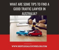 What Are Some Tips To Find A Good Traffic Lawyer in Australia

Discover the Best Traffic Lawyer in Perth! Seeking expert legal counsel? Navigate Australia's traffic law maze with ease by hiring the top-rated traffic lawyer in Perth. Ensure your rights are protected, fines mitigated, and licenses safeguarded with a seasoned legal advisor. Look for specialization in traffic law, a solid track record, and local expertise. Don't gamble with your driving privileges; choose the best legal counselor to represent you effectively. Trust in their experience to handle your case with professionalism and skill. Secure your peace of mind and driving future with the finest traffic lawyer in Perth WA.
visit:- https://www.bestlegalcounselor.com/australia/traffic-lawyer/perth