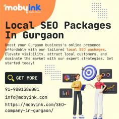 Boost your Gurgaon business's online presence affordably with our tailored local SEO packages. Elevate visibility, attract local customers, and dominate the market with our expert strategies. Get started today!

More info
Email Id	info@mobyink.com
Phone No	91-9001386001
Website	https://mobyink.com/SEO-company-in-gurgaon/