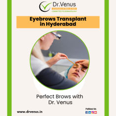 Achieve impeccable eyebrows at Dr. Venus, the top eyebrow shaping clinic in Hyderabad. Our skilled experts sculpt and enhance your brows to frame your eyes beautifully. Trust our precision techniques to deliver the perfect arch and symmetry, enhancing your overall appearance. Rediscover your stunning gaze with premier eyebrow shaping in Hyderabad.