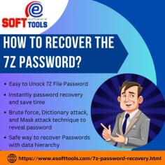  eSoftTools 7z Password Recovery Software which is a very powerful way to retrieve lost 7z passwords. This software’s instant password recovery methods recover forgotten passwords while saving valuable timeMethods that help in password recovery is- Brute Force attack, Dictionary attack, and Mask attack. Without prior knowledge, any person can use this software with complete safety and security.
visit more:- https://www.esofttools.com/blog/how-to-unlock-the-7z-file-without-a-password/