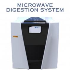Microwave Digestion System NMDS-100 is an instrument used in sample preparation for superior trace elemental analysis. Equipped with advanced double magnetron frequency microwave heating system, it prepares samples in less time than traditional methods and is therefore an instrument of choice for sample preparation. It also saves on usage of acid required for sample digestion and also retains the volatile elements. This instrument is used in labs for accurate sample analysis and quick results.