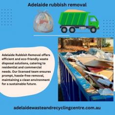 Adelaide Rubbish Removal offers efficient and eco-friendly waste disposal solutions, catering to residential and commercial needs. Our licensed team ensures prompt, hassle-free removal, maintaining a clean environment for a sustainable future.