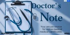 Feeling under the weather but need a medical certificate for work, school, or insurance? Doctor's Note offers a secure and convenient solution! Get connected with a licensed doctor virtually, discuss your situation, and receive a legitimate medical certificate electronically - all in one place. Skip the wait and hassle of in-person appointments. Doctor's Note: Your trusted source for fast, reliable online medical certificates.

Visit us:- https://doctorsnote.com.au/medical-certificate-online-form-intro-1
