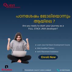 Achieve mastery in Java Full Stack Development through our comprehensive courses in Kochi, Kannur, Calicut, and Trivandrum. Position yourself as a sought-after developer in the industry. https://www.qisacademy.com/course/java-full-stack-development