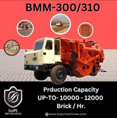 Bmm150-160
Fully automatic clay red bricks making machine. Snpc made Mobile brick making machine can produce up to 6000 bricks in 01 hour. The raw material should be clay, mud or mixture of clay and flyash. This machine is widely used by the itta Bhatta, brick making factories or kilns or gyara banane ke machine, clay brick manufacturers and red bricks manufacturers around globe. Fuel requires for its working is about 13 ltrs per hour.

https://snpcmachines.com/brick-machines/bmm160
