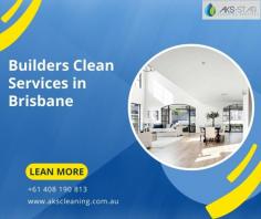 Are you looking for builder clean services in Brisbane? AKS STAR Cleaning Services provides top-notch cleaning services. Our skilled crew carefully clears away construction residue, dust, and debris. Using specialised tools and environmentally safe cleaning solutions, we take on even the most difficult post-construction cleanup jobs. We offer comprehensive cleaning solutions for all types of buildings, from newly constructed residences to commercial spaces. 
https://akscleaning.com.au/services/brisbane-builders-cleaning
