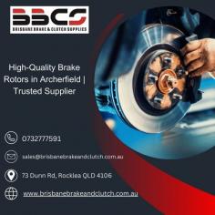 Upgrade your vehicle's braking system with premium brake rotors in Archerfield. Our selection of top-quality brake rotors ensures optimal performance and safety on the road. Trust our expertise for reliable solutions. For more visit : https://brisbanebrakeandclutch.com.au/brake-repairs/