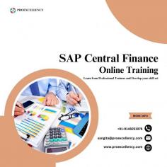 Unlock your team's potential with SAP Central Finance Online Training. Our comprehensive program provides unparalleled expertise in SAP Central Finance (CFIN), ensuring your workforce is equipped to navigate modern finance. Designed for professionals, the course offers in-depth training on key concepts, methodologies, and best practices. Whether you're seasoned or new to finance, our flexible online platform caters to all levels, empowering you to achieve SAP Central Finance Certification confidently. Crafted by industry experts, our curriculum delivers practical insights from data integration to financial process optimization. Enroll today for professional growth and success in mastering SAP Central Finance.Contact Us for details.
Mail: Rahul@proexcellency.com  | Info@proexcellency.com
Call: +91-7008791137 | 9008906809
