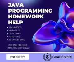 Struggling with your Java programming assignments? Look no further than Gradespire for comprehensive and reliable Java programming homework help. Our expert tutors are here to assist you every step of the way, offering personalized guidance and thorough explanations to ensure your understanding and success. With Gradespire, conquer your Java programming challenges with confidence and excel in your coursework.
Visit Our Site : https://gradespire.com/java-programming-help/