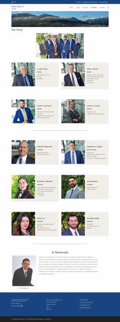 Legal Professionals British Columbia

Visit us or give us a call to know about the services our expert team of lawyers at Lakes, Whyte LLP offers. For any other assistance, visit our official website today.
https://lakeswhyte.com/our-team/
