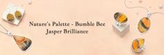 Bumble Bee Jasper Vibrancy: A Burst of Nature's Bold Palette

Bumble Bee Jasper is an uncommon gemstone that seamlessly combines volcanic ash, sulfur, and calcite. Originating from the blowhole that expels hot gases in a stratovolcano located in Bandung, West Java, Indonesia, this mineral stands out for its distinctive layered arrangement of vibrant hues, including bright orange, black, gray, and swirls of yellow.