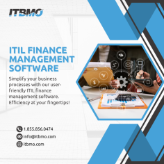 Ensure Success with ITIL Finance Management Software

Explore ITBMO's cutting-edge ITIL finance management software and discover a comprehensive solution for optimizing your financial processes. With our innovative ITIL financial management system, streamline operations and enhance efficiency like never before. Take control of your finances with ITBMO's advanced tools and empower your business for success.