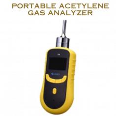 Portable Acetylene Gas Analyzer NAGA-100 is a compact, handheld acetylene gas analyzer designed for analyzing acetylene gas with a built-in micro sampling pump having a flow rate of 1L/min. Equipped with a high-precision sensor with a response time ≤ 10 s and a measuring range of 0 to 50 ppm. It meets IP66 standards, which makes it suitable for use in harsh environmental conditions. Rapid speed of sampling, high flow rate, least detection time, compact design, plastic housing, storage space, etc. are some of the features that ensure accurate results in a few minutes