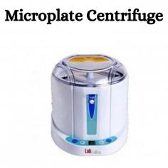 A microplate centrifuge, also known as a microcentrifuge, is a laboratory instrument used to spin small volumes of samples at high speeds in order to separate components based on their density.Microplate centrifuges are commonly used in molecular biology, biochemistry, and clinical laboratories for various applications such as DNA/RNA extraction, protein purification, cell culture, and enzyme assays. They are designed to accommodate multiple samples simultaneously, often in the form of microplates with 96 or 384 wells, allowing for high-throughput processing.
