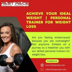 Are you feeling embarrassed because you are overweight? Not anymore. Embark on a journey to a healthier you with our skilled personal trainers for weight loss.