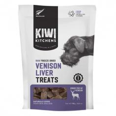 Kiwi Kitchens Venison Liver Freeze Dried Dog Treat uses single-ingredient venison liver from New Zealand. Shop dog treats at the best price from VetSupply.
