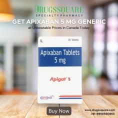 Discover Best Price on Generic Order apixaban tablet! Drugssquare Pharmacy offers top-quality meds at the best prices. Enjoy home ordering convenience with swift doorstep delivery. Trust our commitment to affordability and reliability for your health needs. Buy generic Apixaban 5 mg capsules now! Inquire about generic enzalutamide generic price price online too.

Website: https://tinyurl.com/2k6mj8f4
