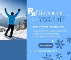 Get the EZRx discount pharmacy card and start saving on your prescriptions instantly. Accepted at over 65,000 pharmacies nationwide. No enrollment fees. Save up to 85% on medication costs. Get yours now!  