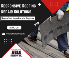 Reliable Emergency Roof Repair Services

We provide exceptional emergency roofing services to protect your property from harsh elements. Our team of experts ensures that your property is safe and secure. Send us an email at jon@ableroofing.biz for more details.
