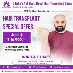 Don't miss out on this incredible opportunity to transform your look and regain your self-assurance. Our team of experts at Winika Clinics is here to help you achieve the hair of your dreams.  Hurry, book your consultation now and take the first step towards a fuller, more vibrant head of hair! 

See more: https://www.winikaclinics.com/
