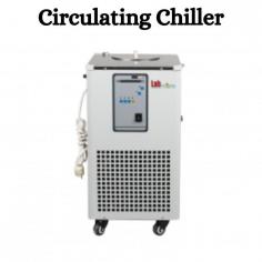 A circulating chiller is a device used in laboratories and industrial settings to cool equipment or processes. It works by circulating a cooling fluid, typically water or a water-based solution, through the equipment that needs to be cooled. The chiller removes heat from the equipment or process and transfers it to the cooling fluid, which then flows through a heat exchanger where the heat is dissipated.Is  routine cooling equipment used within the laboratory and industry offering a temperature range of -50 ℃ to 30 ℃. 
