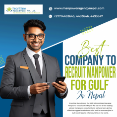 Discover unparalleled opportunities in the Gulf region with the best company to recruit manpower for Gulf in Nepal. With years of industry expertise and a proven track record of success, we specialize in connecting businesses with top-tier talent for Gulf-based industries. Our comprehensive recruitment solutions ensure seamless hiring processes, tailored to the specific needs and requirements of businesses operating in the Gulf market. Partner with us to unlock the full potential of your business in the Gulf region and gain access to a vast network of qualified candidates and industry professionals. For more info visit here: https://www.manpoweragencynepal.com/blog/overseas-manpower-consultant-in-nepal