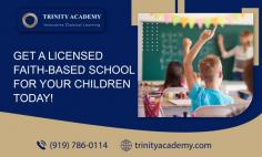 Enrich Your Child's Education Through Our Faith-Based Teachings!

Trinity Academy strives for a secular state guaranteeing human rights, with no privilege or discrimination on grounds of faith or belief, and so we campaign against faith schools, and for an inclusive, nonreligious academy system, where kids and young people of all different backgrounds and beliefs can learn with and from each other. We challenge faith-based schools in Raleigh admissions, employment, and curriculum policies, as well as the privileged processes by which new academies continue to open.
