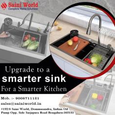 Upgrade to a smarter sink for a smarter kitchen....

