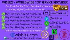Buy Verified PayPal Accounts  Buy Verified PayPal Accounts If you want long-term service and all kinds of features, Stay With wisbizs and increase your transaction and trading...  If you get more information  24 Hours Reply/Contact Email: – wisbizs.shop@gmail.com WhatsApp: +1 ‪(765) 422-5303‬ Skype: – wisbizs Telegram: – @wisbizs  We Provide all kinds of accounts of all countries similar as USA, UK, Germany, and so on, at cheap rate. If you want to buy any accounts then visit our website.  Buy Verified PayPal Accounts Using the well-known online payment service PayPal, users can send and receive money as well as engage in bitcoin trading.  Under these circumstances, PayPal operates as an independent company, headquartered in San Jose, California.  PayPal has become a ubiquitous payment method for online transactions, and is used by individuals and businesses in more than 200 countries worldwide.  If you need, you can buy PayPal account from wisbizs.com to use the accounts with high efficiency.  Because PayPal acts as a trusted payment gateway between buyers and sellers, users.  Here both sellers and buyers can make payments without sharing their financial information directly with the seller.  PayPal protects users against scammers based on their actions and checkout methods (algorithms).  One of the main advantages of using PayPal is that it allows fast and secure transactions.  If you want to speed up your payment process, buy verified PayPal accounts from wisbizs.com, the best place to buy.  What for buy a verified PayPal account now? PayPal has become synonymous with online transactions, providing a secure and convenient way to send and receive money.  While many users have PayPal accounts, not all are verified. In this article, we’ll delve into the reasons why you should consider buying a verified PayPal account now.  Enhanced Security: One of the primary advantages of having a verified PayPal account is the heightened level of security. Buy Verified PayPal Accounts.  Account verification adds an extra layer of protection, making it more challenging for unauthorized individuals to access your account. Increased Transaction Limits: Verified PayPal accounts often come with higher transaction limits. Buy verified PayPal accounts.  This is especially beneficial for individuals or businesses involved in frequent or larger transactions, providing flexibility and convenience.  What documents do we use to create and verify our PayPal creations? To use PayPal, users must first create an account by providing their name, SSN, email address and other personal details and all documents should be  100% legal and authentic. Once an account is created in time, users can link their PayPal to their bank accounts, credit cards, and then use PayPal to shop online from anywhere in an approved country.  Just keep your account location as per your location. So let’s see our account details and buy verified PayPal Accounts.  Our account details: Phone number is verified Unique email address that is PVA Date of birth fixed and verified Social Security Number, (SSN) verified Credit cards, debit cards and bank accounts are linked Driving license verified Account login access is guaranteed Express delivery with 100% replacement guarantee Money back guarantee  Let’s discuss PayPal fees in brief- PayPal also offers a range of other services Users can use PayPal to pay for goods and services online or send money to friends and family (FNF).  PayPal also offers a mobile app, which allows users to manage their accounts, send and receive money, and make payments on the go.  PayPal’s fees are for the most part lower than traditional bank and credit card charges.  The specific fees charged by PayPal will depend on various variables, such as the type of transaction, the currency being used and the country in which the transaction is being made.  Buy Old PayPal account, With its user-friendly interface and range of features, PayPal is likely to be a popular payment method for years to come. Buy verified PayPal accounts  Why do experts always recommend buying only verified PayPal accounts? PayPal limits are too high if your account is fully verified. If you buy verified PayPal accounts from us, you can bypass these cutoff points and approach higher exchange limits.  We recommend you to buy old PayPal account and increase your transaction and trading limit. Buy old PayPal accounts so you can get a premium service for a long time.  You should first contact wisbizs.com to get verified PayPal account as it is trusted platform. Buy verified PayPal accounts.