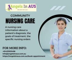 Depending on the kind of disability, participants require various kinds of medical care and attention. The community nursing care NDIS promotes healthy lifestyles and prevents illness. Angels In Aus have Licensed and certified nurses will provide you.