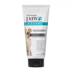 PAW Mediderm Gentle Medicated Shampoo is an effective anti-bacterial and antifungal shampoo that is very gentle on dog skin. Shop now at VetSupply.